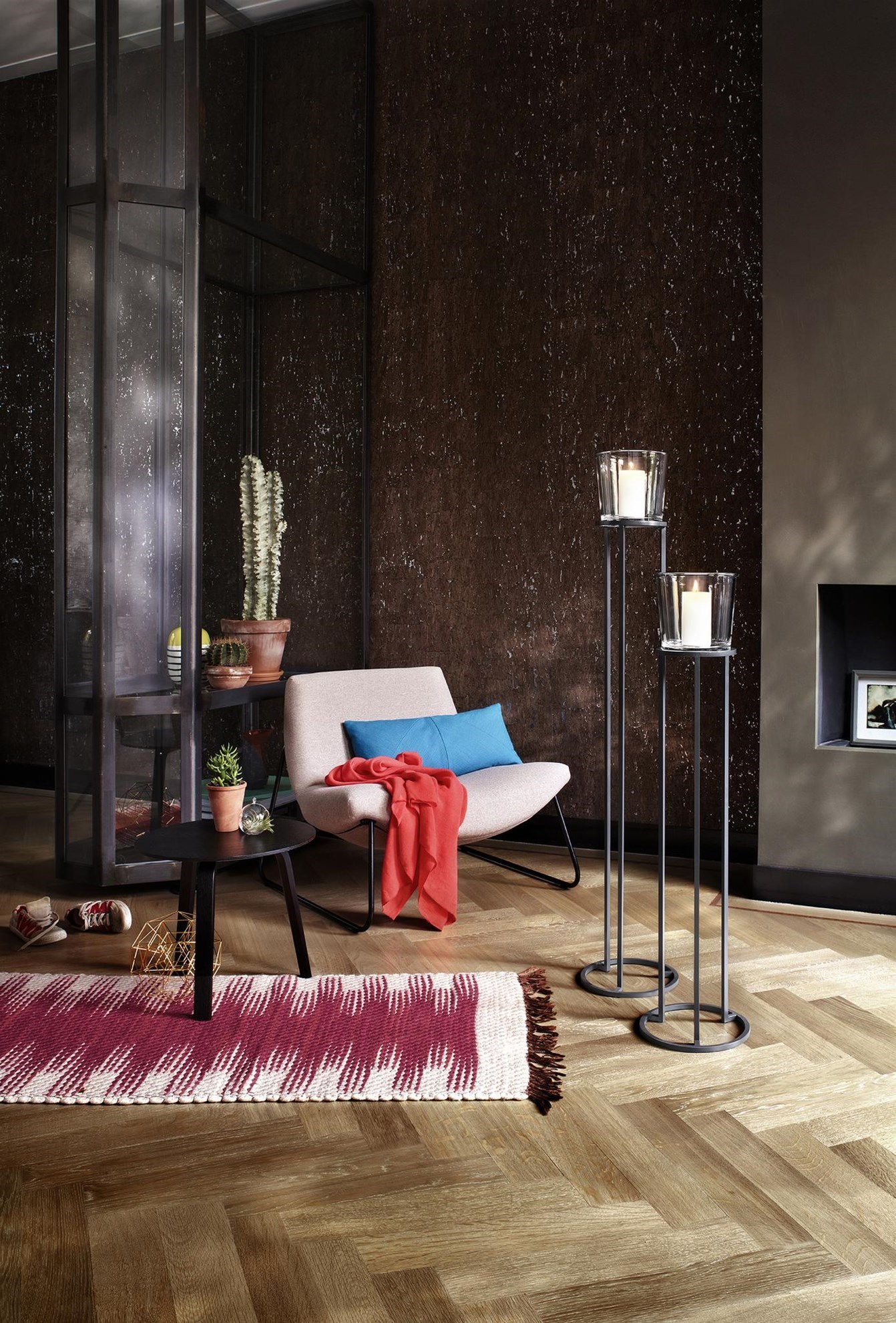 Obrázek z Svícen na zem NERO 138 cm 