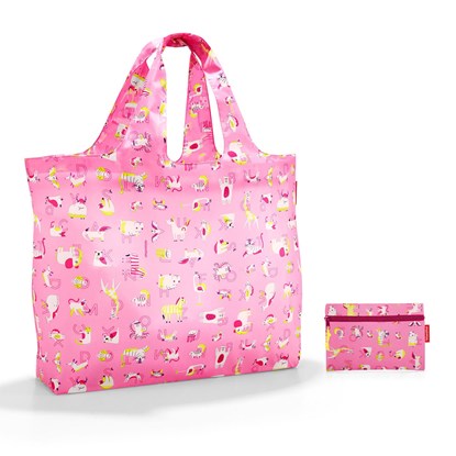 Skládací taška Mini Maxi Beachbag abc friends pink_3