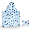 Skládací taška Mini Maxi Beachbag leaves blue_3