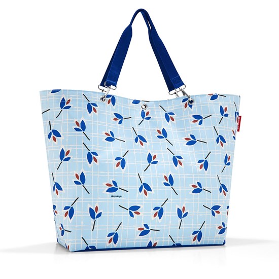 Nákupní taška Shopper XL leaves blue_6