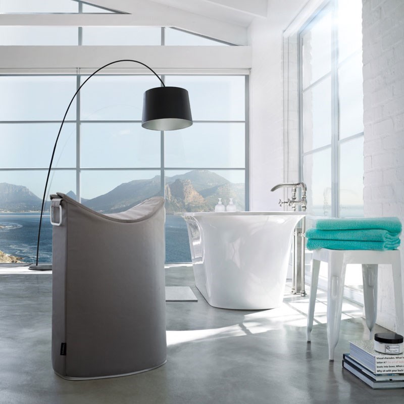 Obrázek z Koš na prádlo Blomus FRISCO tmavě šedý 