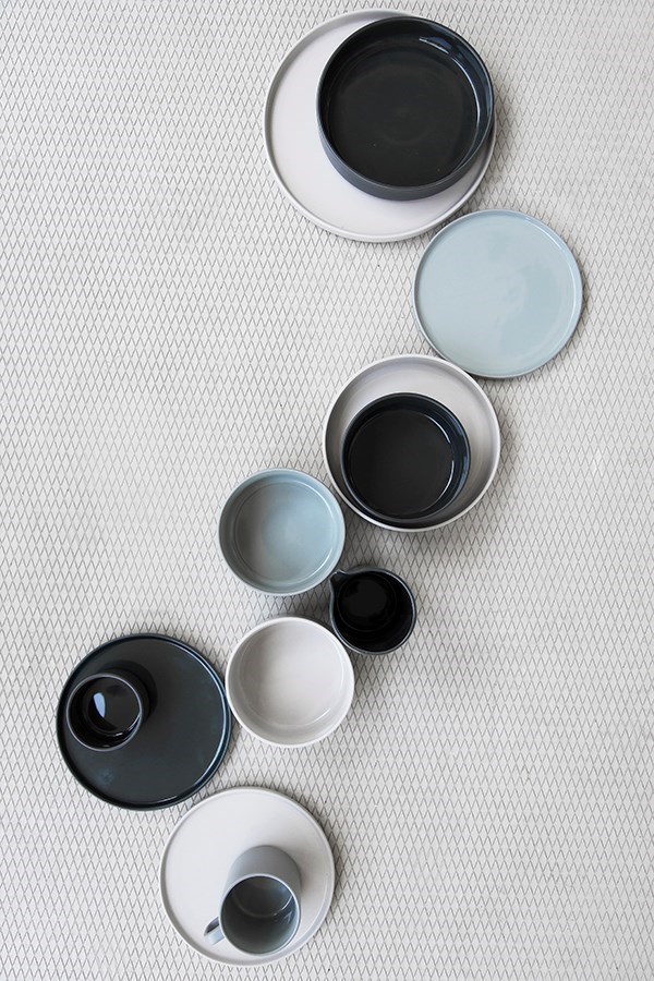 Obrázek z Miska PILAR P.14cm světle šedá 