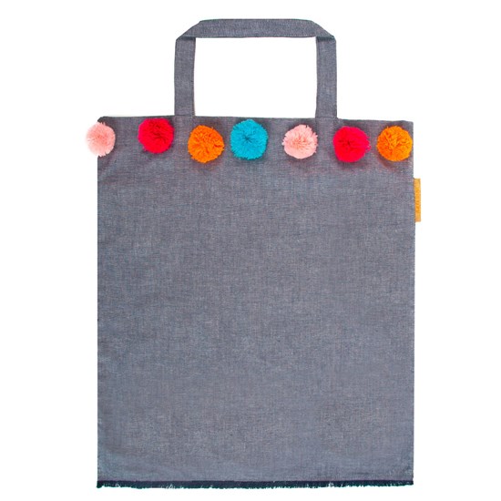 Bavlněná taška se střapci 40x45 cm_0