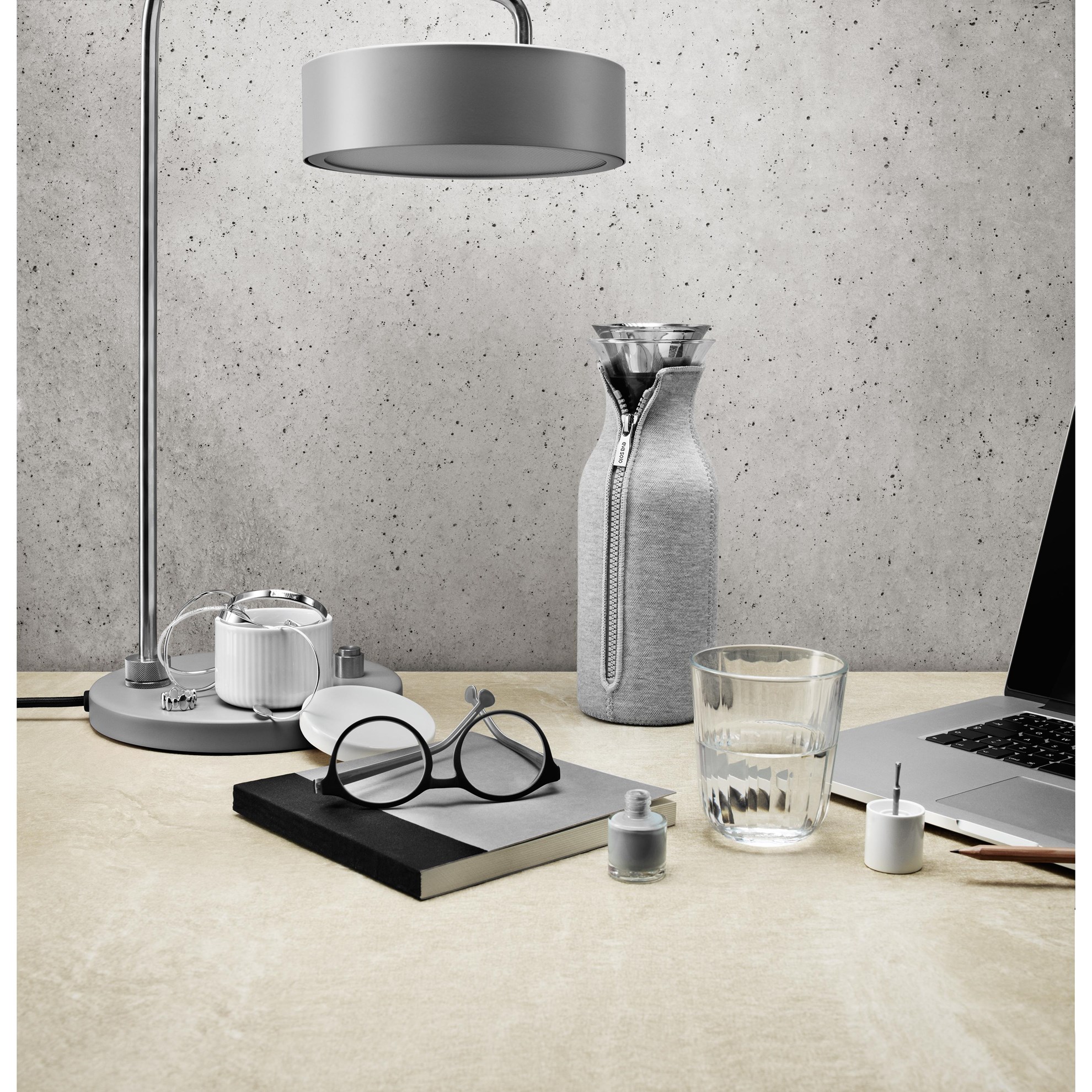 Karafa do lednice 1l světle šedý potah_2