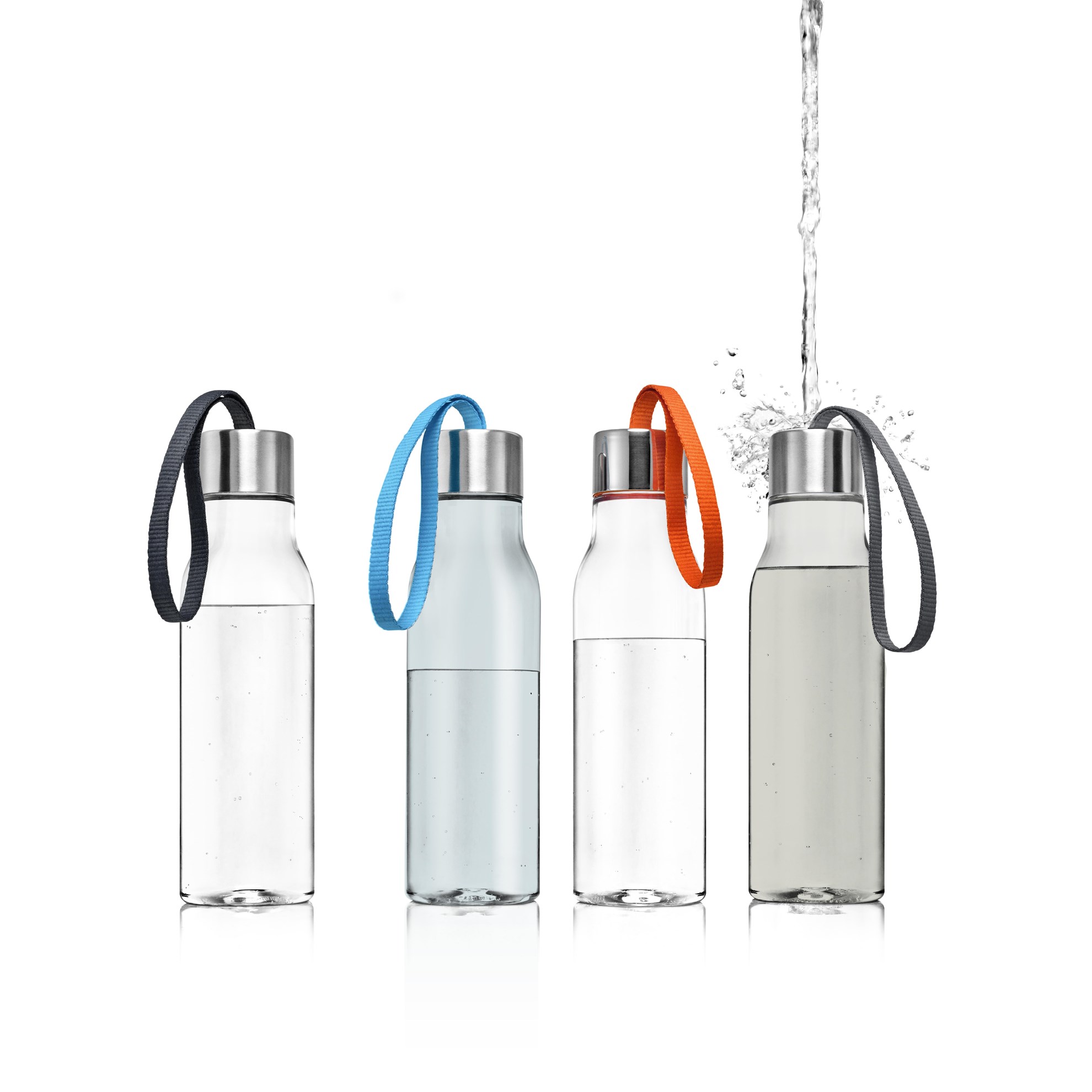 Láhev na pití 0,5l mramorově šedá poutko_1