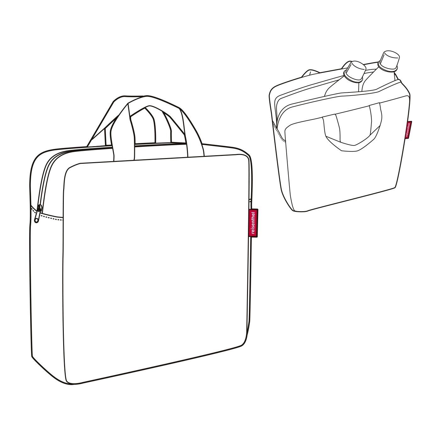 Termotaška na oběd FOODBOX M dots_1