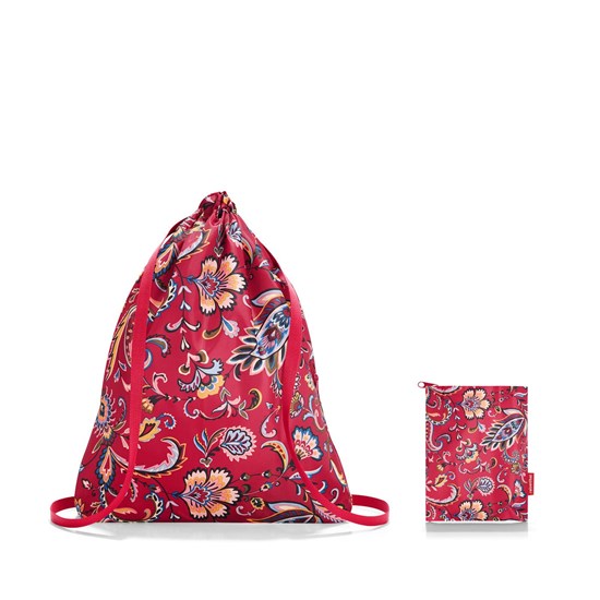 Vak na záda Mini Maxi Sacpack paisley ruby_3