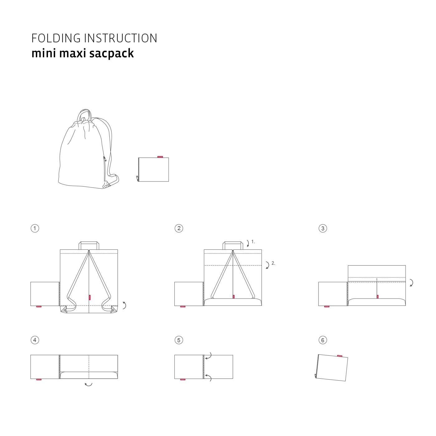 Vak na záda Mini Maxi Sacpack glencheck red_1
