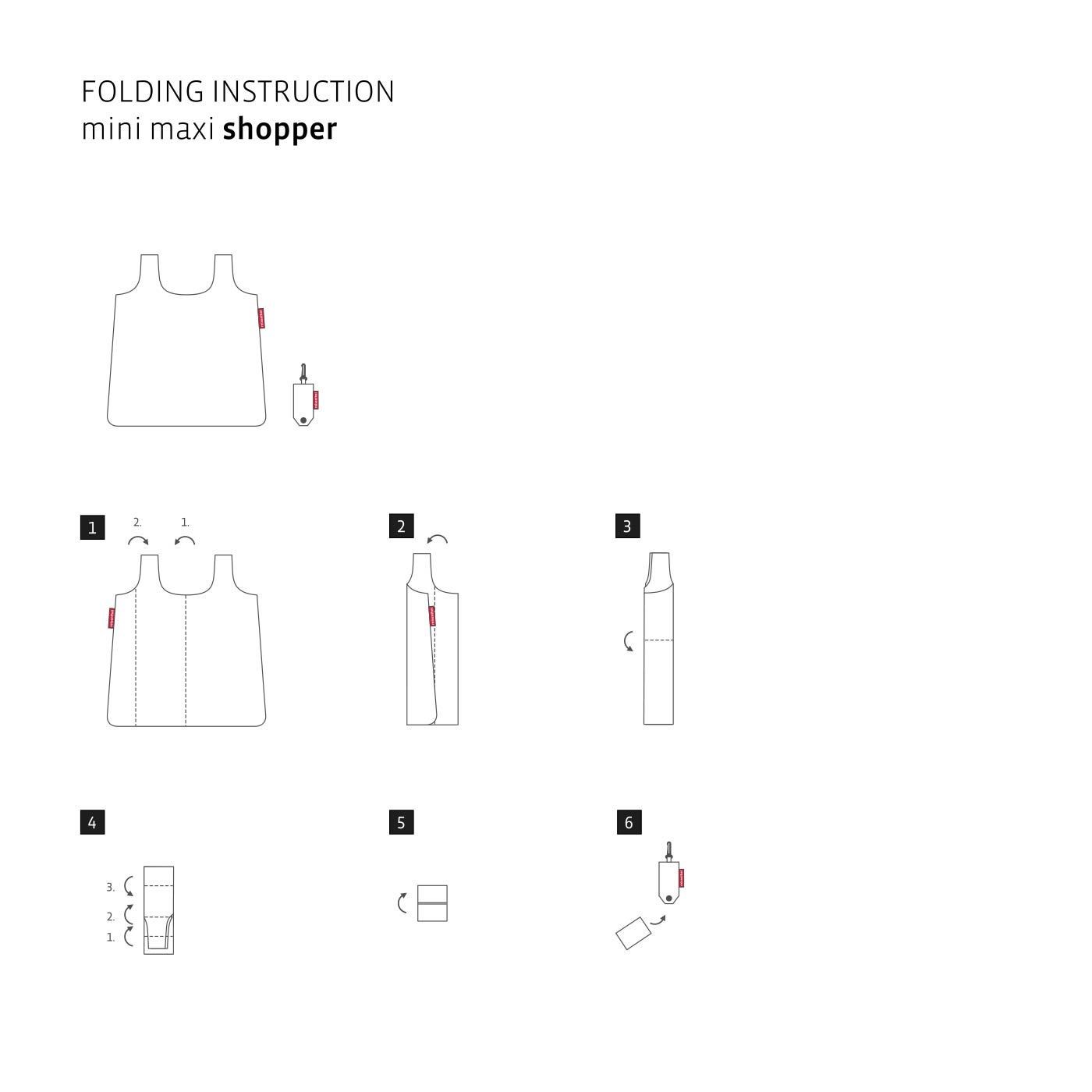 Skládací taška Mini Maxi Shopper glacier blue_1