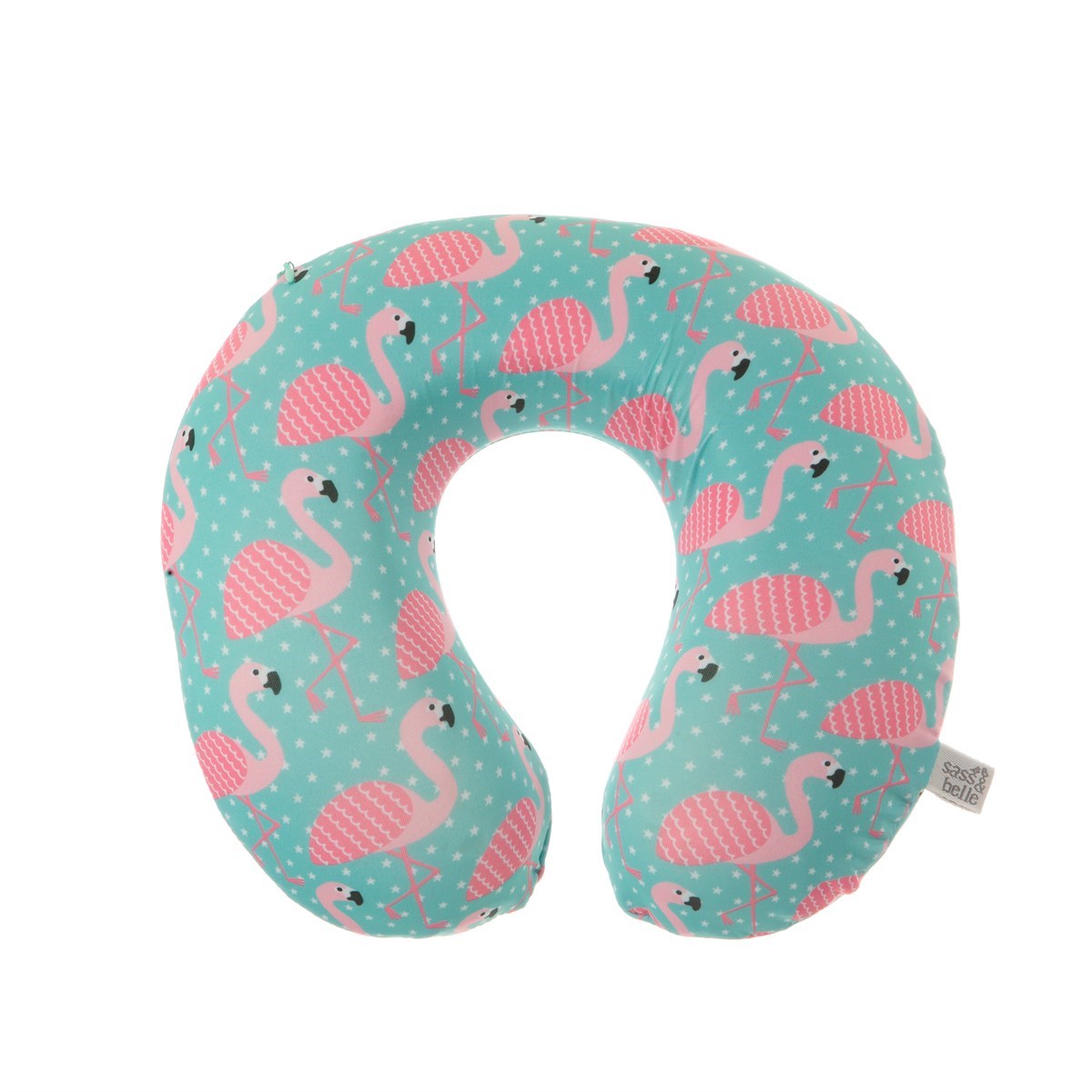 Cestovní krční polštář Tropical Summer Flamingo_0
