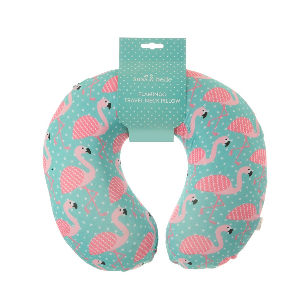 Cestovní krční polštář Tropical Summer Flamingo_1