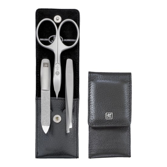 Kožená manikúra Zwilling PREMIUM 4-dílná černá_5