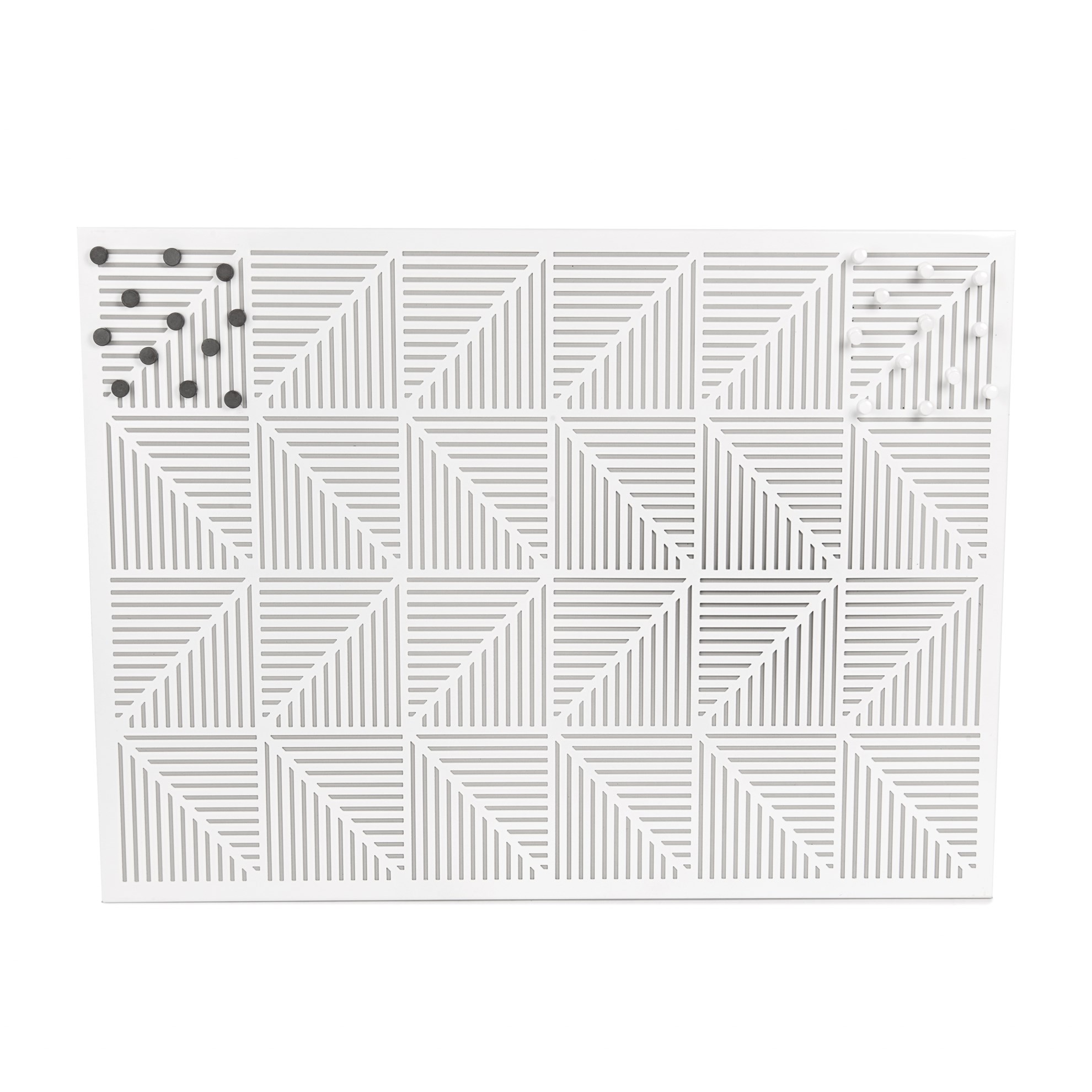 Perforovaná kovová tabule TRIGON+magnety_3