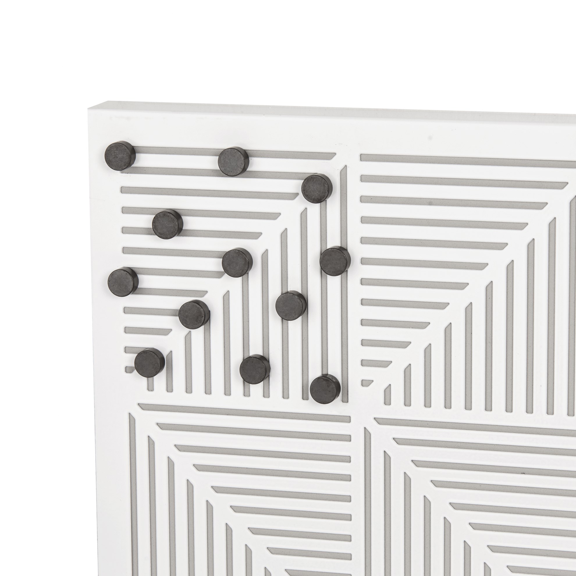 Perforovaná kovová tabule TRIGON+magnety_12