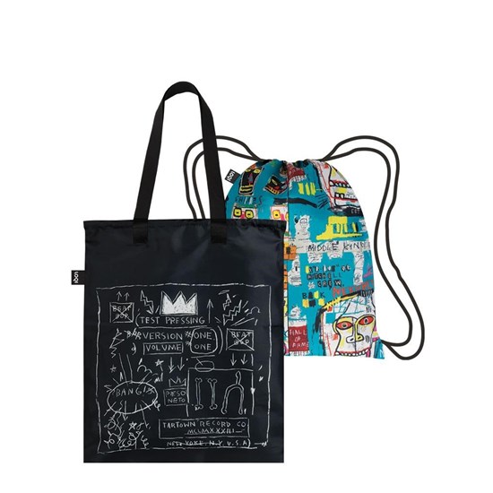 SET taška+batoh LOQI MUSEUM J.M.BASQUIAT_2