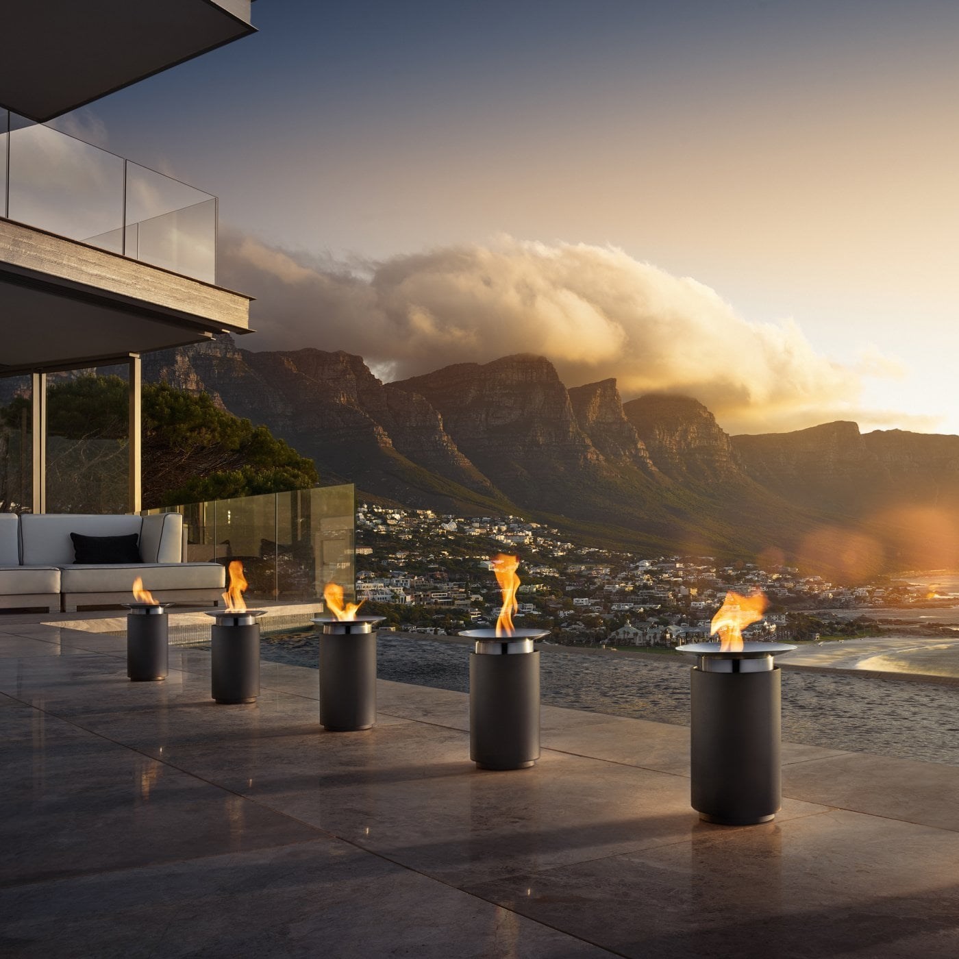 Obrázek z Venkovní gelový svícen Blomus LUNA+zhášedlo 