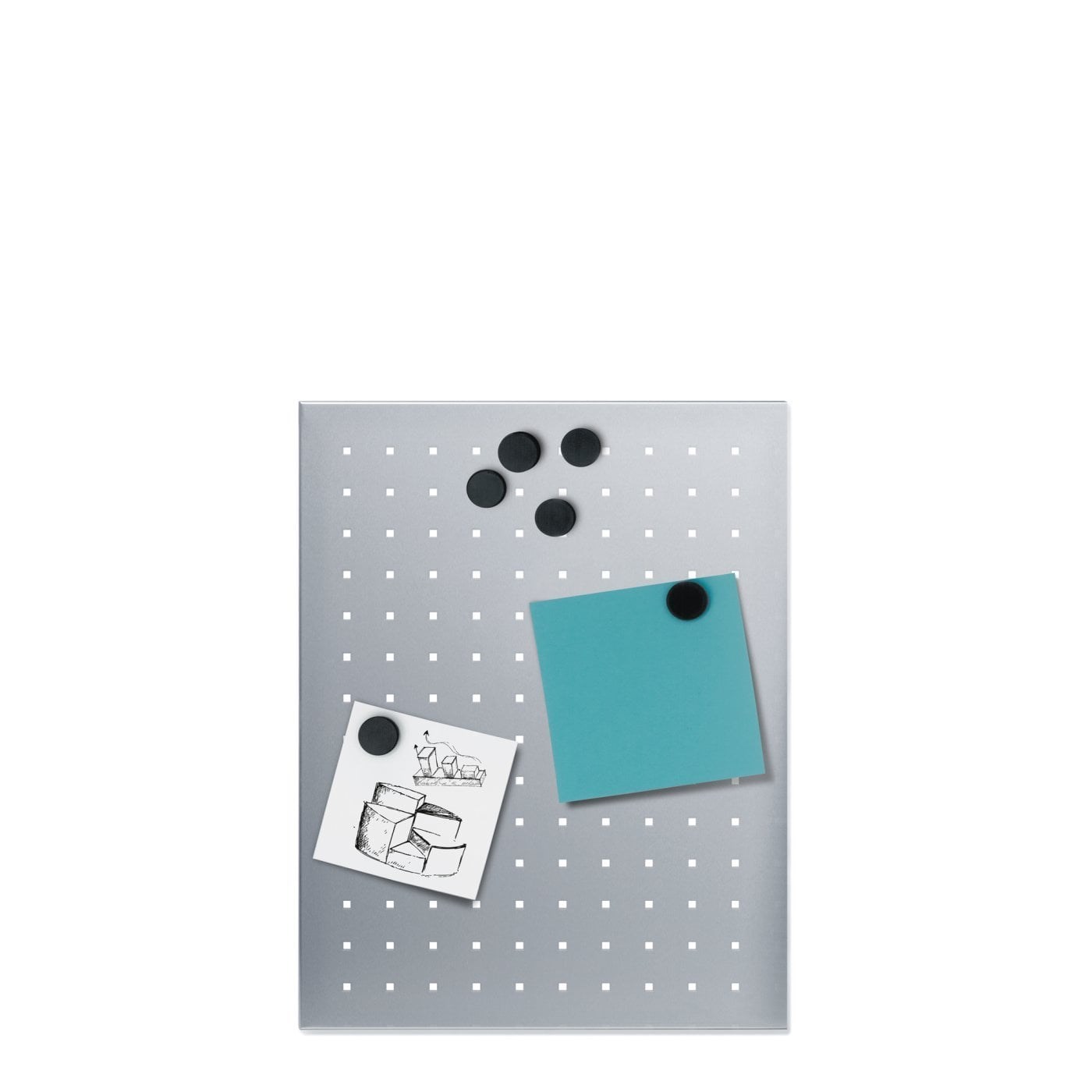 Obrázek z Magnetická tabule MURO perforovaná 40x30 cm 