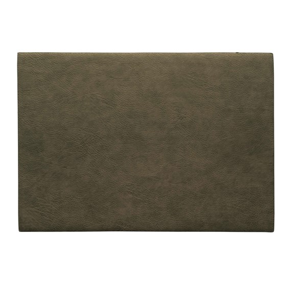 Prostírání 46 x 33 imitace kůže black khaki_0