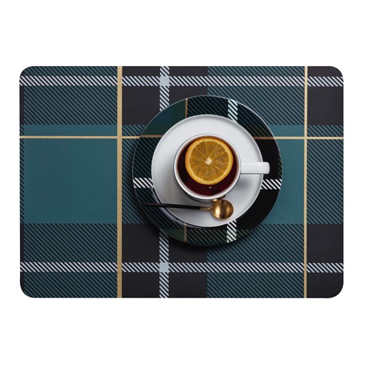 Prostírání 46 x 33 TARTAN tyrkysové_1