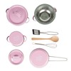 Dětská kuchyňka v kufříku Pastel Pink Play SET/10ks_3