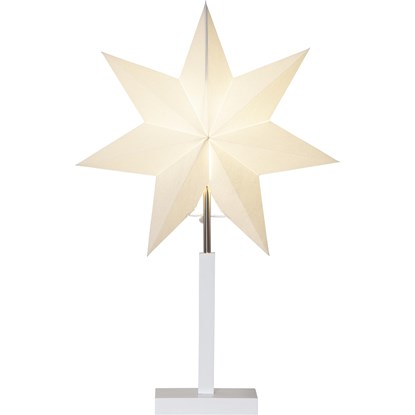 Stolní lampa hvězda KARO V.55cm bílá_0