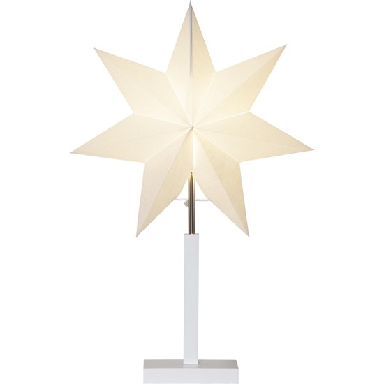 Stolní lampa hvězda KARO V.55cm bílá_0