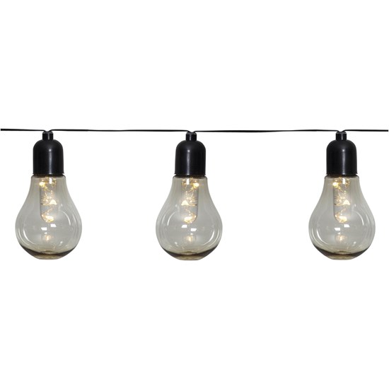 Venkovní LED světelný řetěz GLOW 10xLED D.4m černý_0