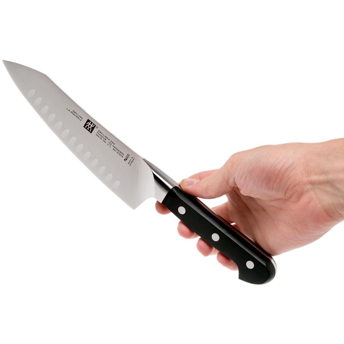Nůž Santoku zahnutý 18 cm PRO_2