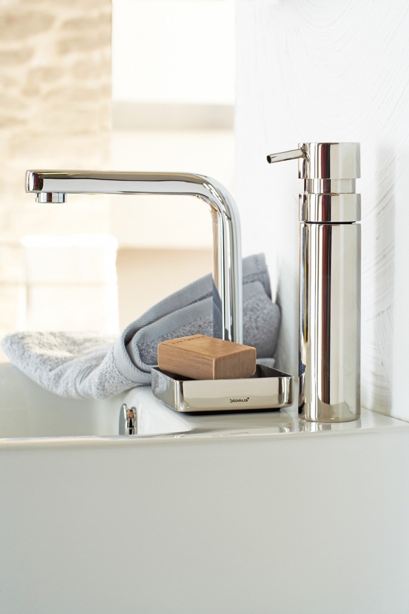 Obrázek z Dávkovač mýdla Blomus NEXIO 100ml lesklá nerez 