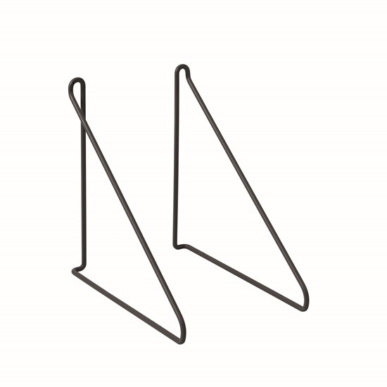 Konzole k poličce PANOLA SET/2ks černá_0