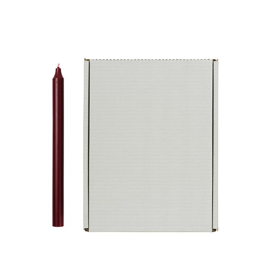 Svíčka Broste kulatá dlouhá 2,1cm vínová_1