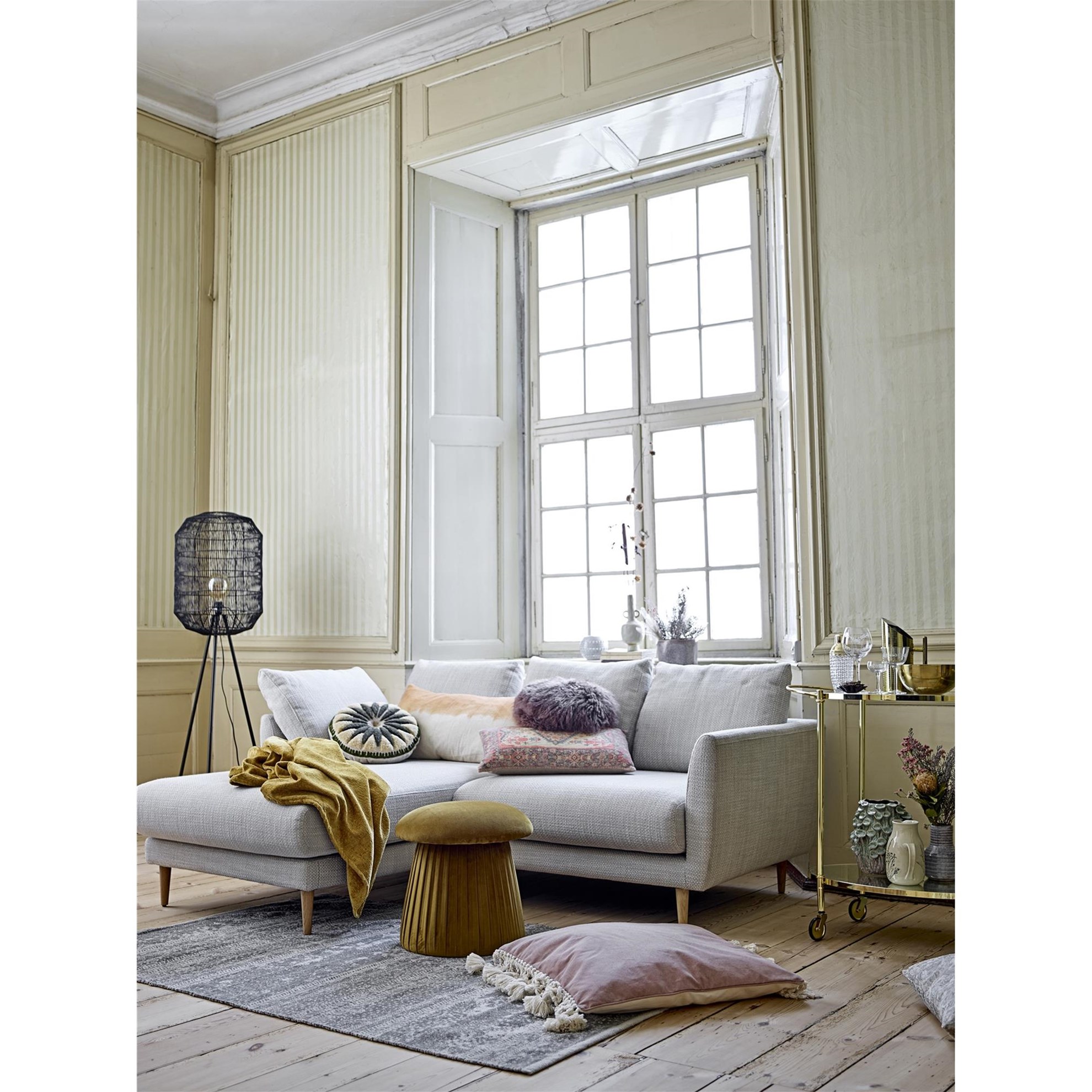 Stojací lampa - kov, 160 cm_1