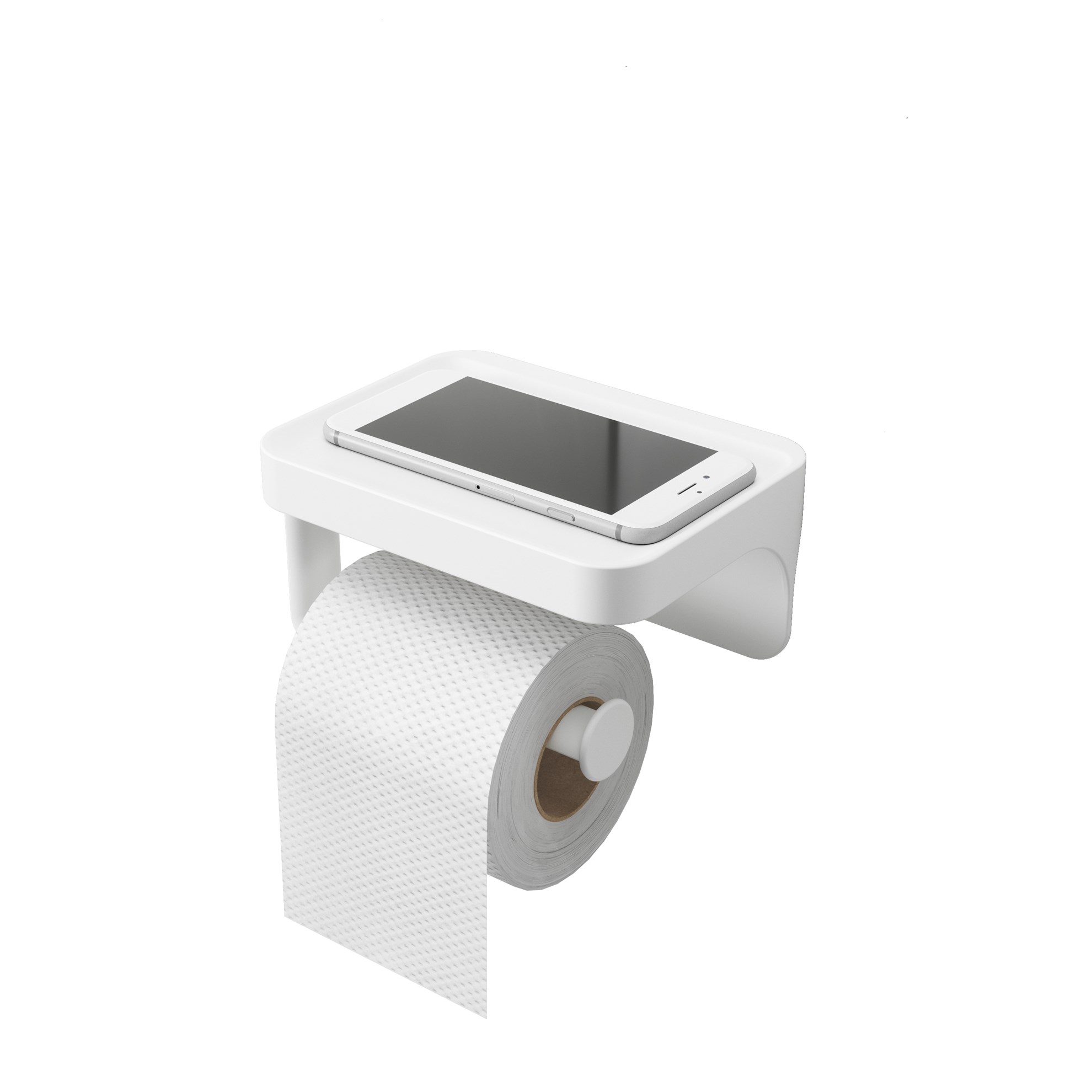 Držák na toaletní papír FLEX bílý_3
