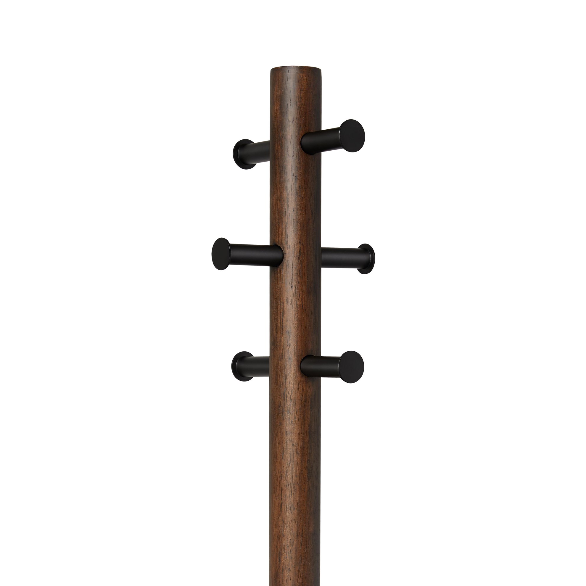 Věšák se stoličkou PILLAR 167x50 cm tm.hnědý_4