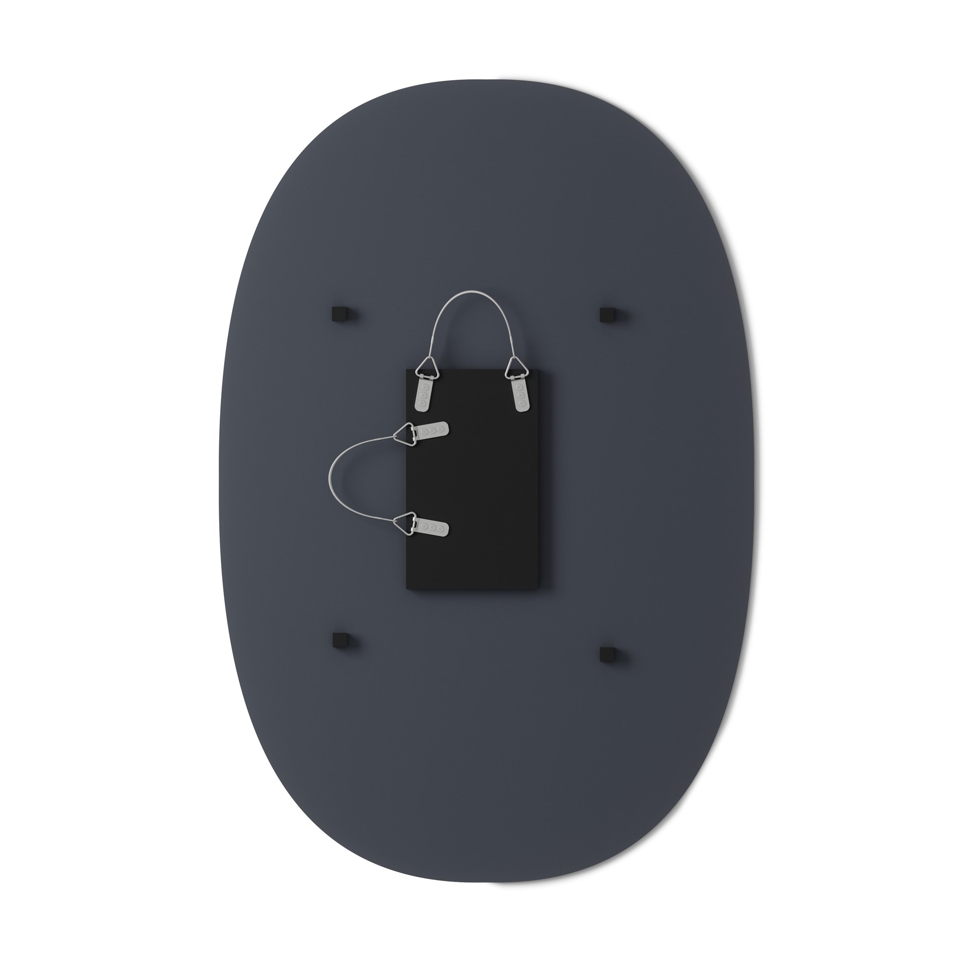 Zrcadlo HUB 61x91 cm kouřově šedé_1