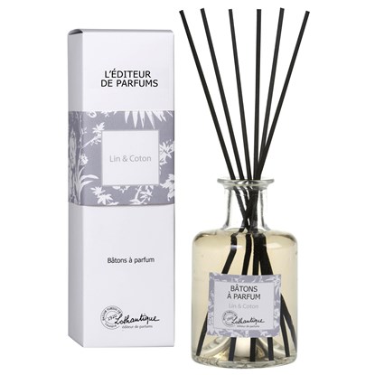 Vonný difuzér s černými dřívky 200 ml Linen&Cotton - L`editeur de parfums_0
