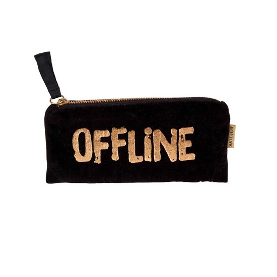 Sametové pouzdro na tužky 20x8,5 cm_0