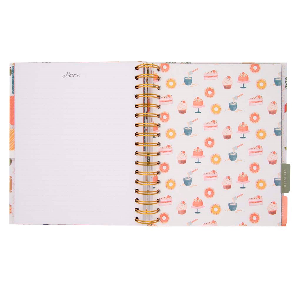 Pořadač A5 na recepty včetně vnitřních listů s členěním_0