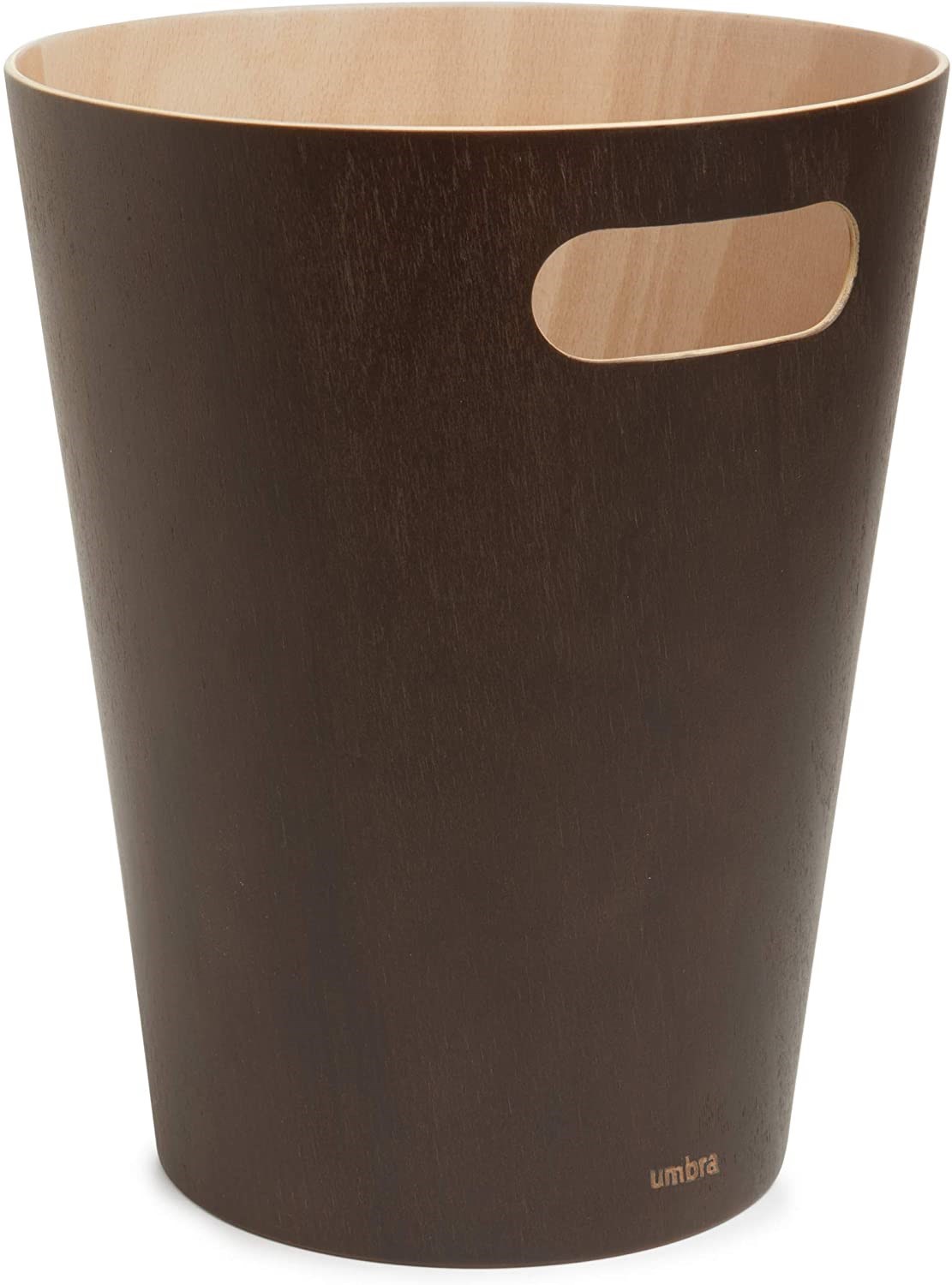 Obrázek z Odpadkový koš Umbra WOODROW 28 cm hnědý, přírodní 