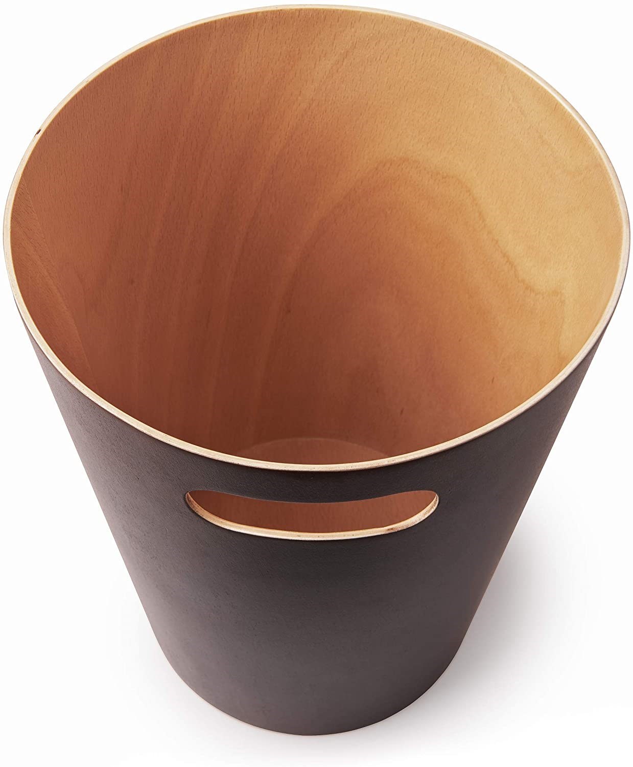 Obrázek z Odpadkový koš Umbra WOODROW 28 cm hnědý, přírodní 