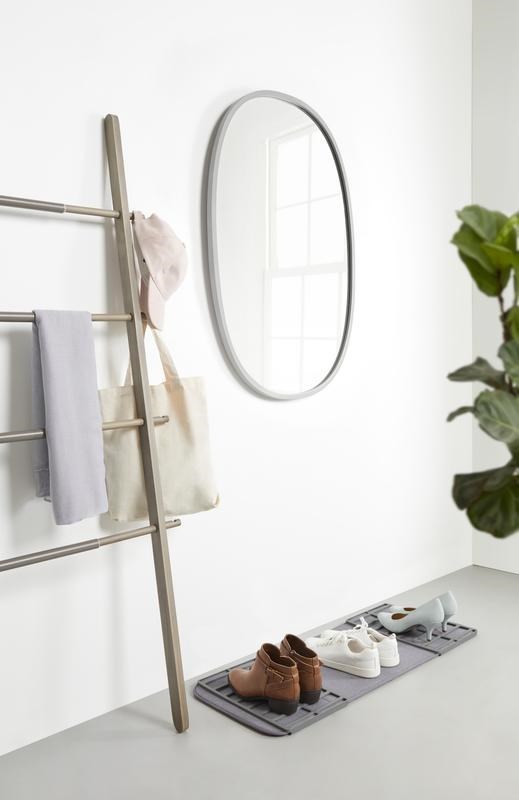 Obrázek z Žebřík, věšák HUB - nastavitelná šíře - šedý 