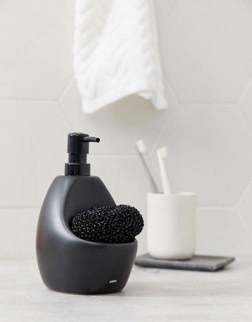 Obrázek z Dávkovač saponátu Umbra JOEY 600ml černý 