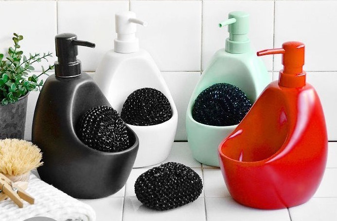 Obrázek z Dávkovač saponátu Umbra JOEY 600ml bílý 