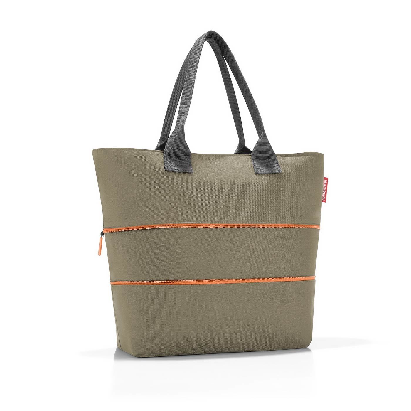 Chytrá taška přes rameno Shopper e1 olive green_0