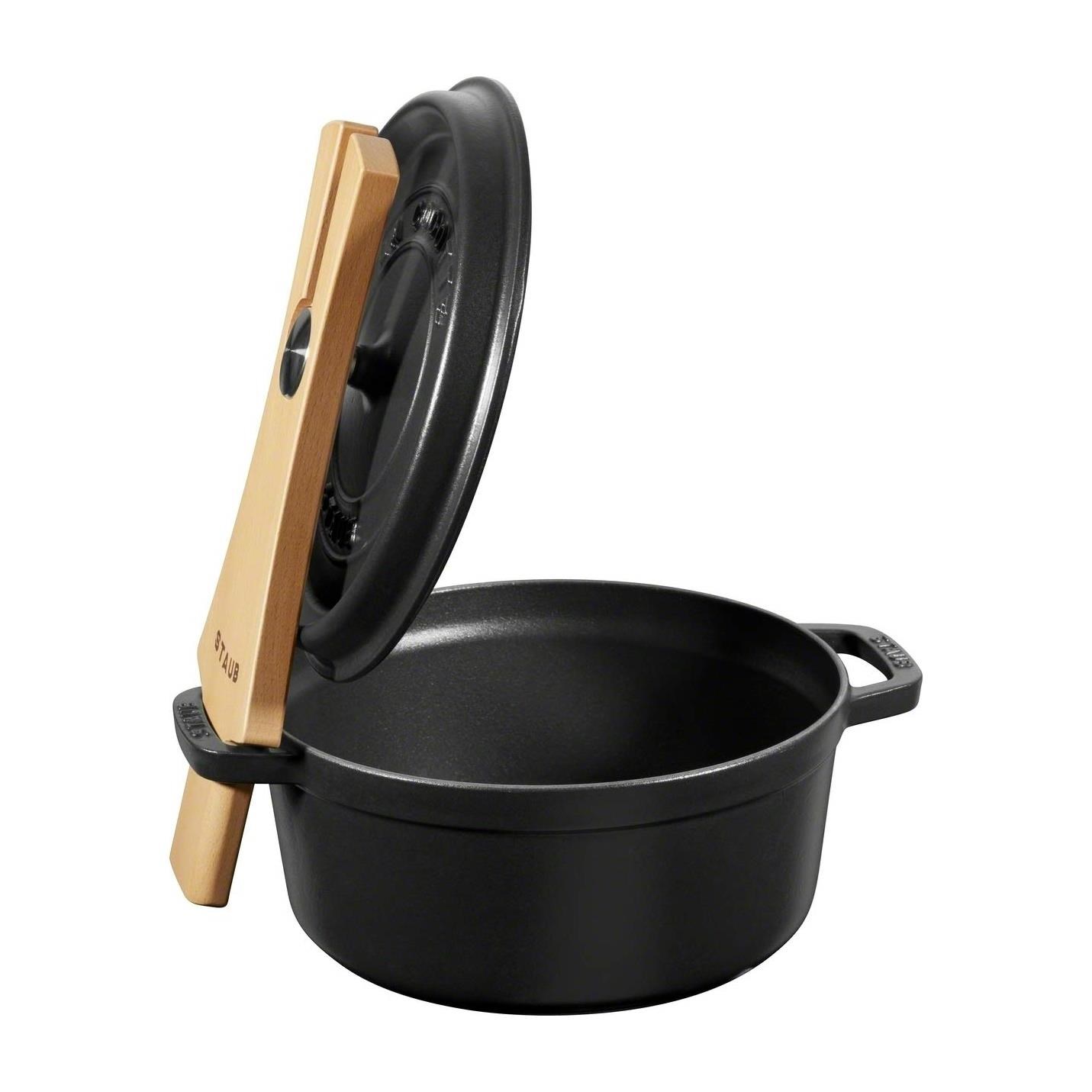 Dřevěný držák víka pro hrnce STAUB 24/26/28 cm a oválný 29 cm_0