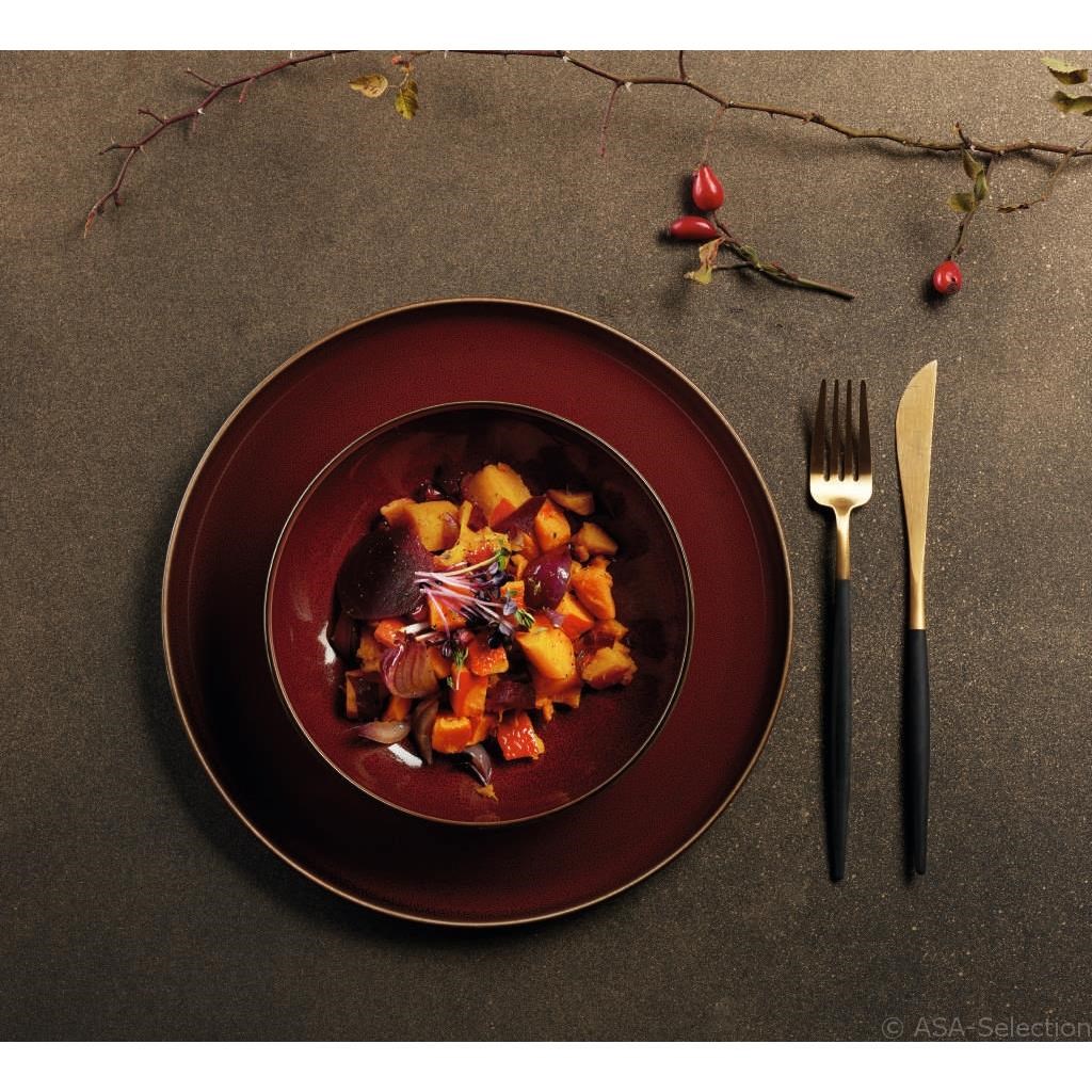 Mělký talíř ASA KOLIBRI 26,5 cm červený_1