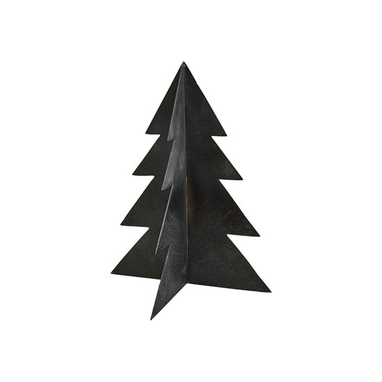 Vánoční strom GLIZZ 26 cm kovový černý_0