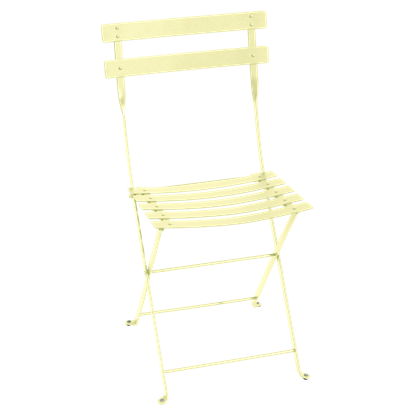 Skládací židle BISTRO METAL - Frosted lemon (jemná struktura)_0