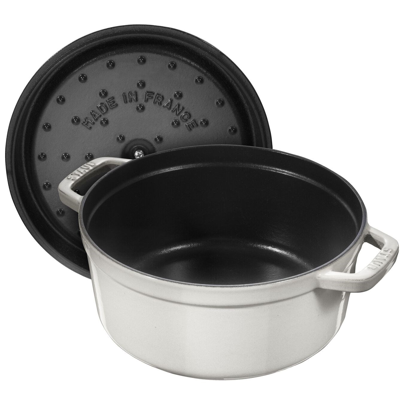 Hrnec kulatý 26 cm bílý lanýž_0