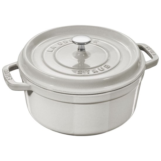 Hrnec kulatý 26 cm bílý lanýž_3